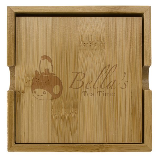 Bamboo Coaster Set: $6.50 - Image 2