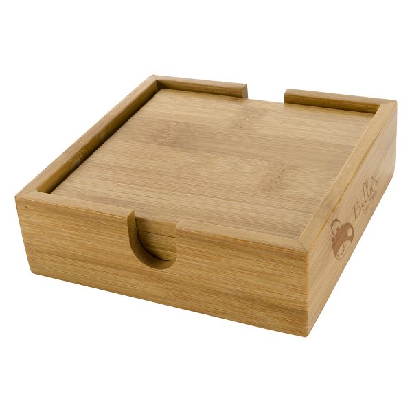 Bamboo Coaster Set: $6.50 - Image 3