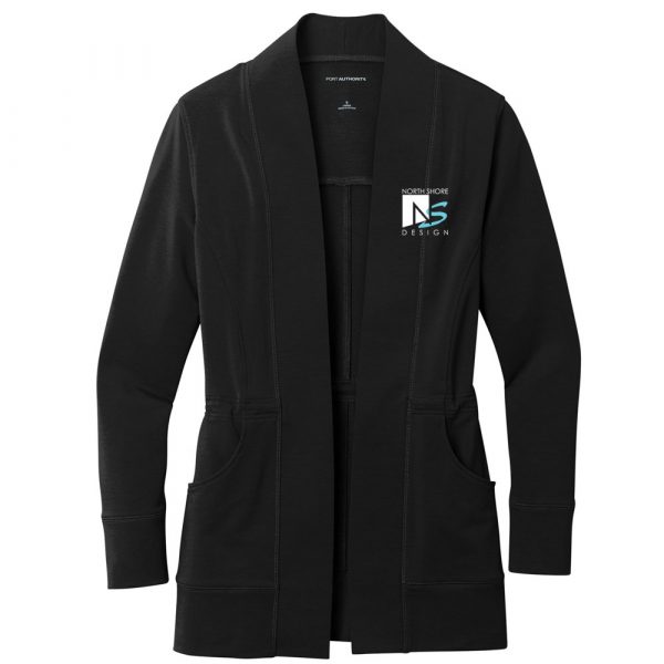 Port Authority® Ladies Microterry Cardigan - Image 5